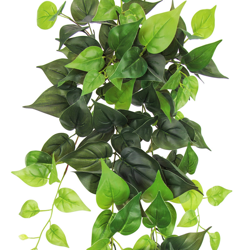 Plante artificielle suspendue lierre Philodendron, H 32 po x l 12 po x P 6 po