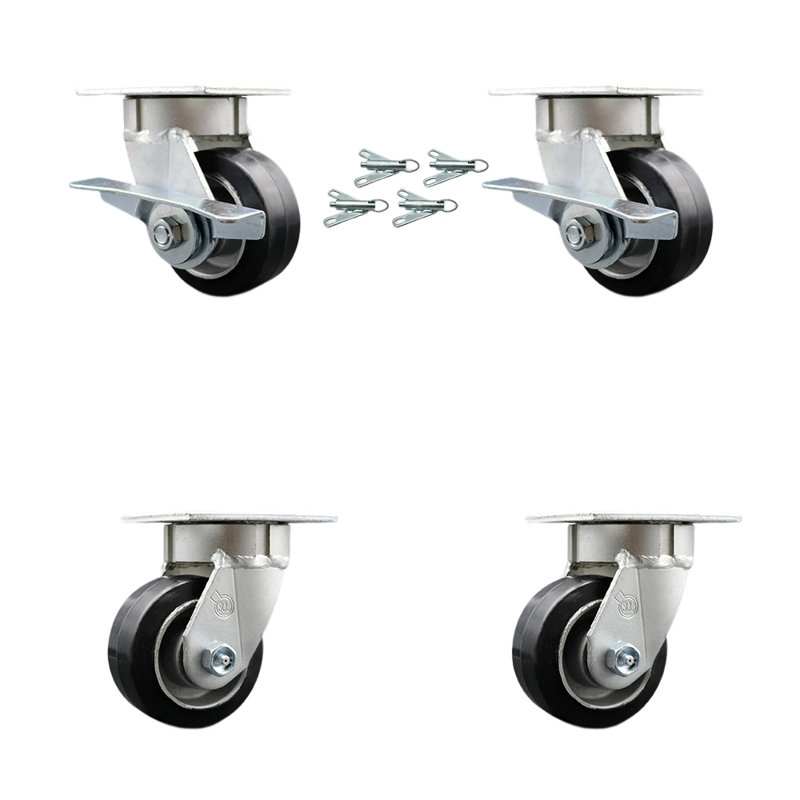 Kingpinle sur roulettes en aluminium