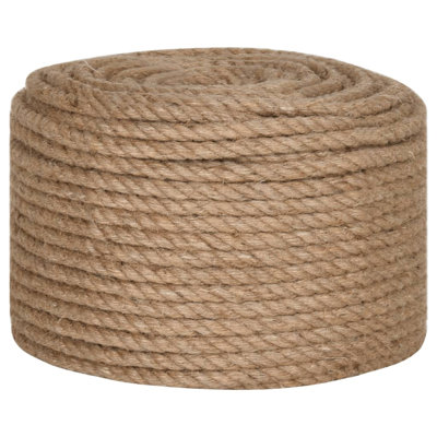 vidaXL Rope Jute Hemp Rope for Crafts Gardening Hammock Decorating 100% Jute
