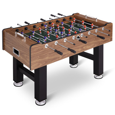 Table de soccer sur table de 58 pouces de Raychee pour adultes, table de soccer de table pleine grandeur avec 2 balles de compétition
