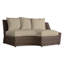 Largo Outdoor 3 - Seat Patio Sectional-1076312129