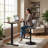 Teeanna Swivel Upholstered Faux Leather Adjustable Height Counter Stool-1715717212
