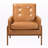Kisner Faux Leather Accent Chair