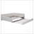 Upholstered Platform Bed with USB and Twin Size Trundle