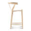 Tabouret de comptoir Wishbone frêne naturel
