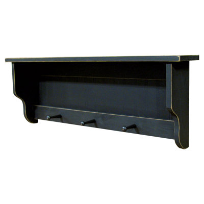 Burgas Solid Wood Wall 3 - Hook Wall Mounted Coat Rack