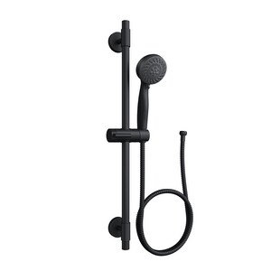 Pomme de douche à main double / standard 1,8 GPM GPM, Noir mat