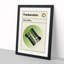 Book Cover Frankenstein Mary Shelley - Picture Frame Graphic Art-62805979-62805981