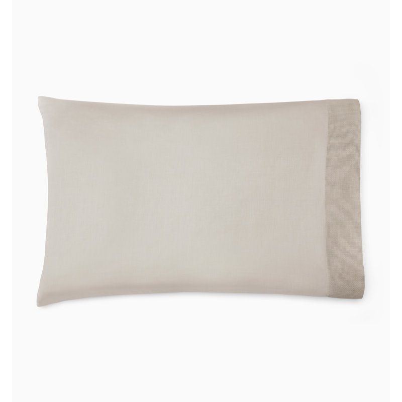 Carlotta Pillow Case, Taupe, King Pillowcase