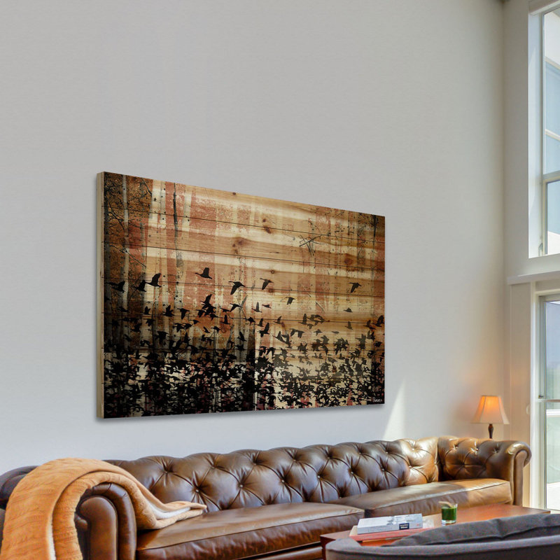 «Aspen Wood» par Parvez Taj - Impression sur bois, H 12 po x l 18 po