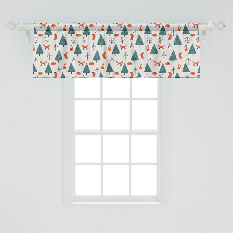 Ensemble de 2 cantonnières Ambesonne Fox