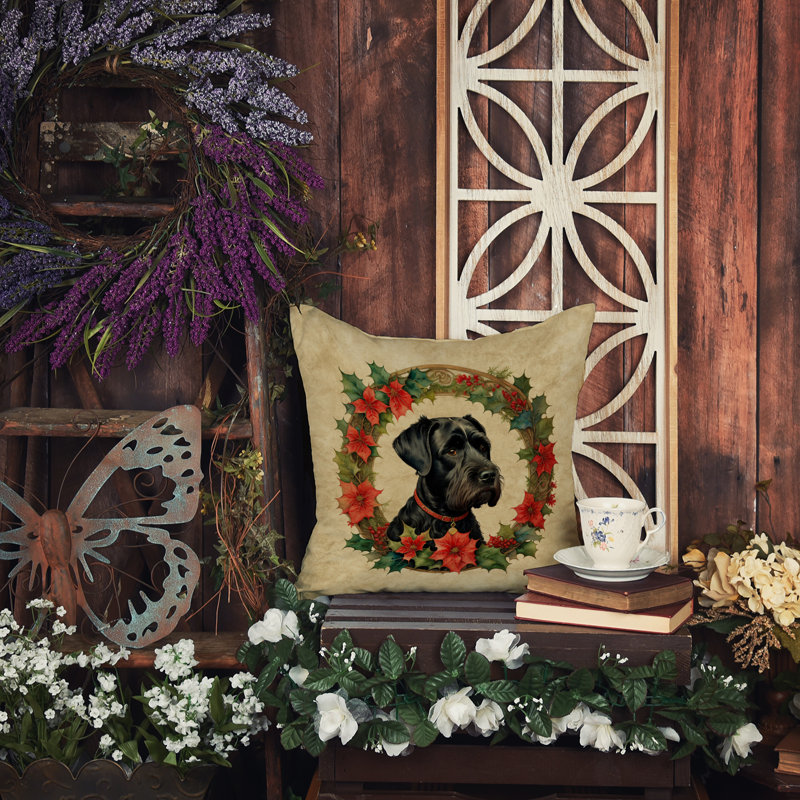 Coussin Christmas, 14 po x 14 po, Carré