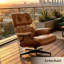 Fauteuil d'appoint et repose-pieds Modern-80912280