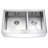Elysian 35.88'' L Double Bowl Stainless Steel Kitchen Sink