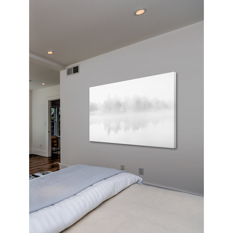 « icy réflexions », reproduction d’art sur toile tendue, 16 po x 24 po, Toile tendue