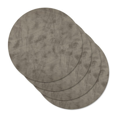 Cherfrere Vinyl Abstract Round Placemat