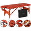 Text 213cm Adjustable Folding Table