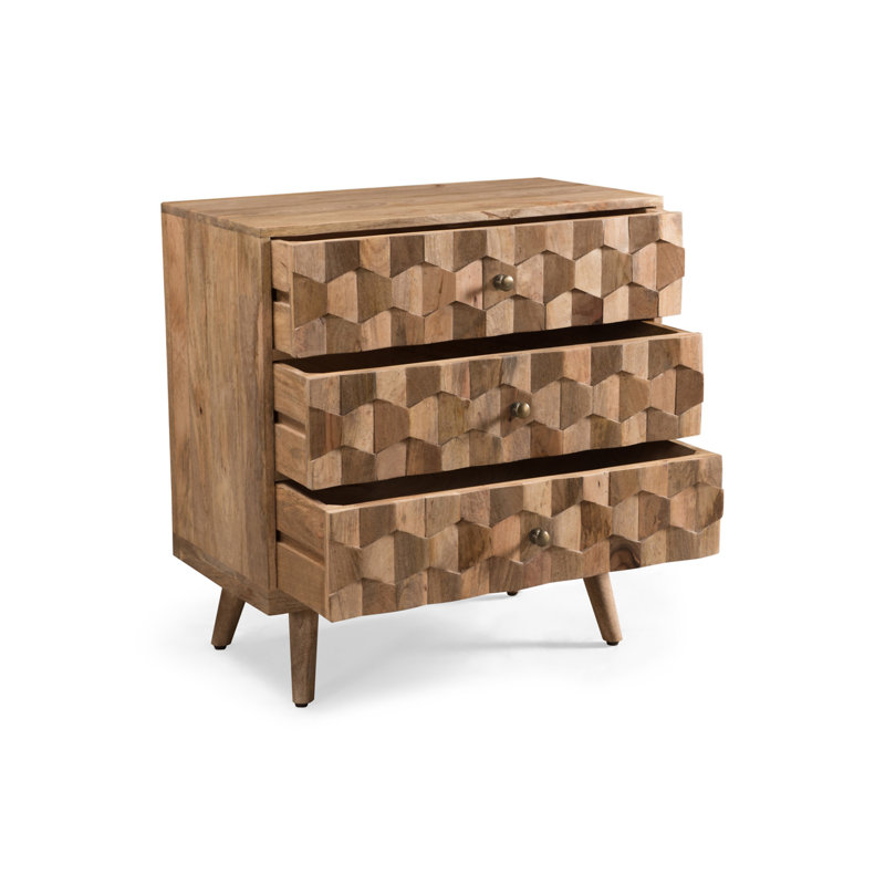 Commode 3 tiroirs Mid-Century