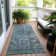Machine Washable Indoor/Outdoor Claudian ACN1646 Blue Rug