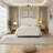 Bed Frame with High Back Upholstered Headboard-664058343-664058336