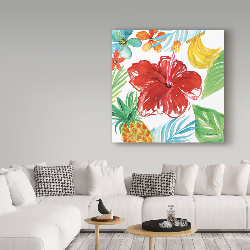 « tropicana v », reproduction sur toile tendue, H 14 po x l 14 po