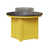Hammered Top Black with Sunburst Yellow Base