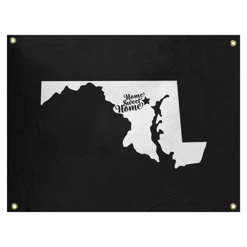 Tapisserie murale baltimore doux pour la maison, H 50 po x l 59 po, Noir