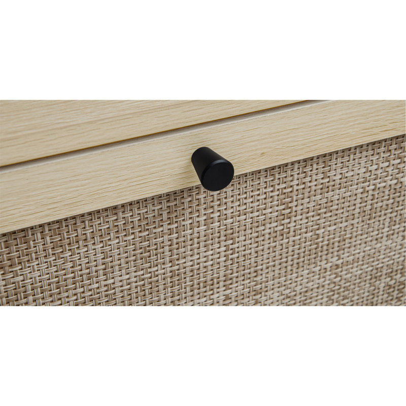 Freestanding Modern Shoe Storage Cabinet, Natural
