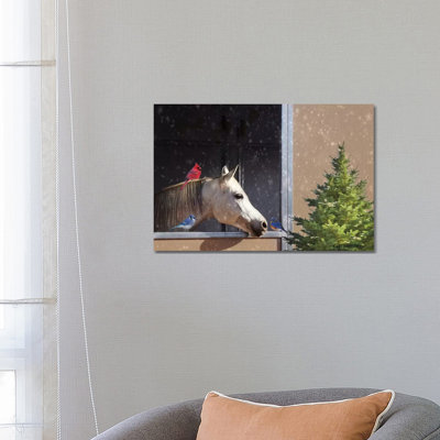 Christmas Morning by Kari Brooks - Wrapped Canvas Print