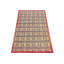 Pasha Wool Area Rug in Beige/Blue/Pink
