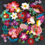 « alpine fleurs », reproduction sur toile tendue-27701746-72452167-72452168