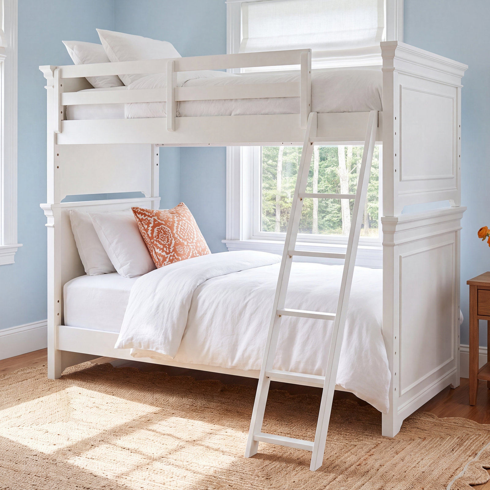 Canterbury 2.0 Twin-Over-Twin Bunk Bed, White