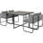 Rectangular 7 - Piece 4 - Person 110Cm L Outdoor Table Set