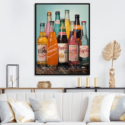 Bryonwood Pop Art 1950S Cocktail Emotion IV sur toile