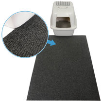 Mofason Cat Litter Mat XXL - Waterproof Kitty Litter Box mat for Floor -  Extra Large Pet Trapping Litter Rug Pad - Silicone Cat Supplies &  Accessories