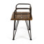 Chaise en bois industriel et métal Zion (ensemble de 2)