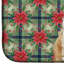 Tapis de vaisselle Borzoi Christmas PoinsettIas