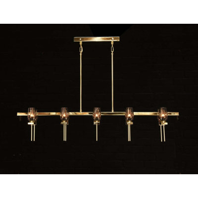 Luminaire suspendu pour îlot de cuisine 10 lumières Tenon