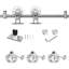 Ensemble de quincaillerie coulissante pour porte de grange simple standard-49602793
