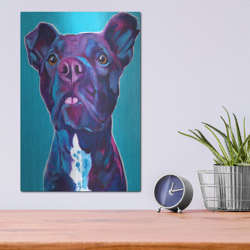 «Pit Bull - Neko» par Dawg Painter, H 16 po x l 12 po