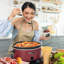 HomeCookin Slow Cooker Oval Manual Pot 8QT Red-88779326-88779330