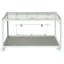 Grande cage à hamster en plastique et en métal avec roues, petit refuge facile à nettoyer pour les hamsters nains, les hamsters syriens, les gerbes et les cochons d'Inde-113257780