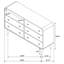 Commode de chambre à 6 tiroirs Winston-1269544218