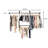 Gotay 82.9'' Metal Industrial Pipe Clothing Rack