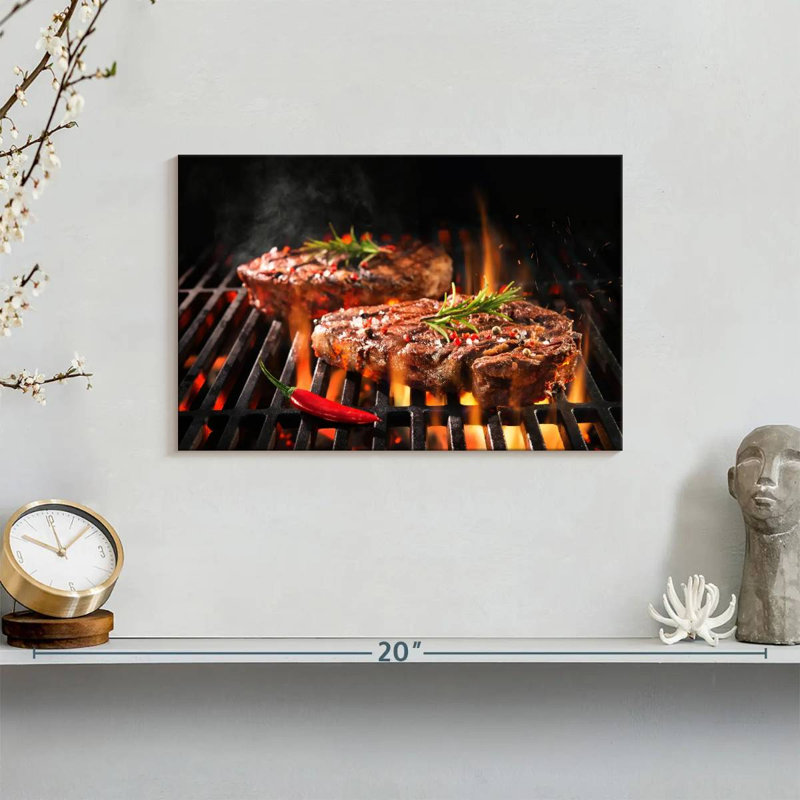 Yarlin Sizzling Beef Steaks, 8" H x 12" W
