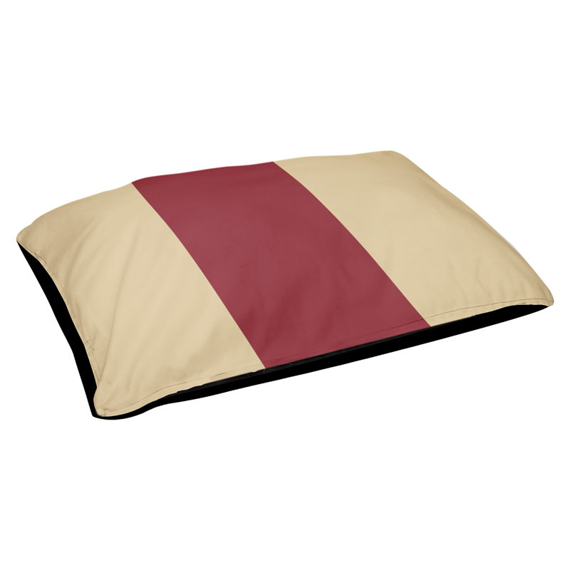 Coussin rectangulaire designer Miami, Moyen (L 30 po x l 40 po), Sable du désert / rouge brique