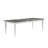 Rustic Gray & Weathered White Finish Dining Table with Leaf