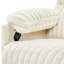 Fauteuil inclinable manuel en velours côtelé Bocaton-961696238
