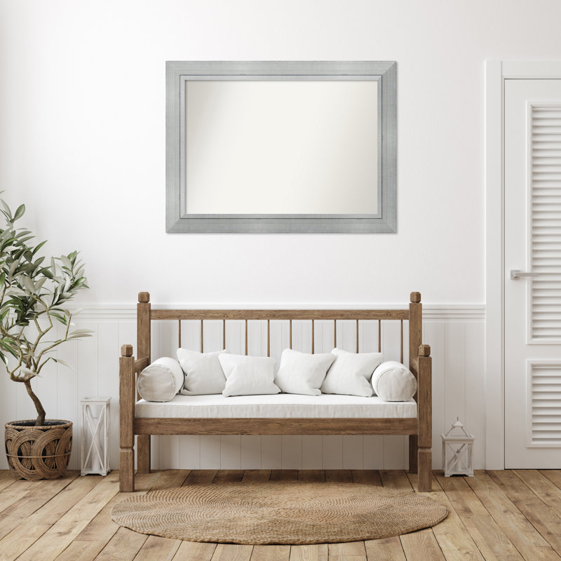 Yousef Solid Wood Wall Mirror, Rectangle, 35.25" x 47.25"