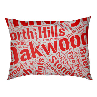 Coussin de chien « districts »